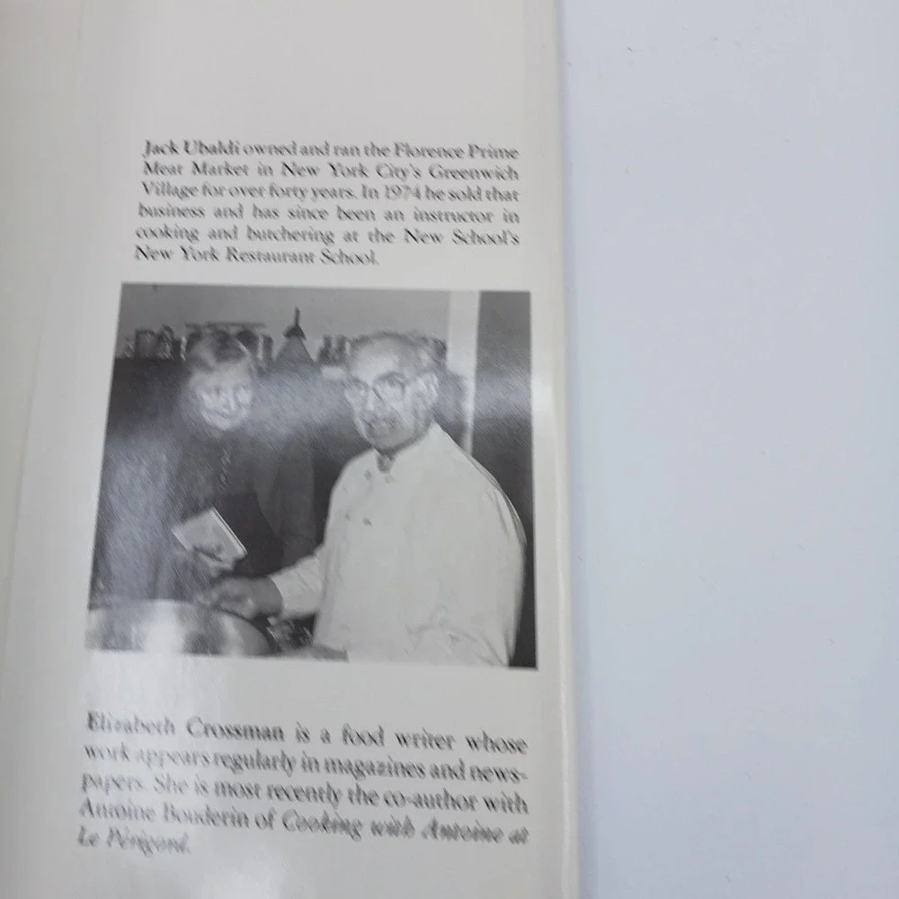 Jack Ubaldi's Meat Book A Butcher's Guide to Buying Cutting and Cooking Meat NOS